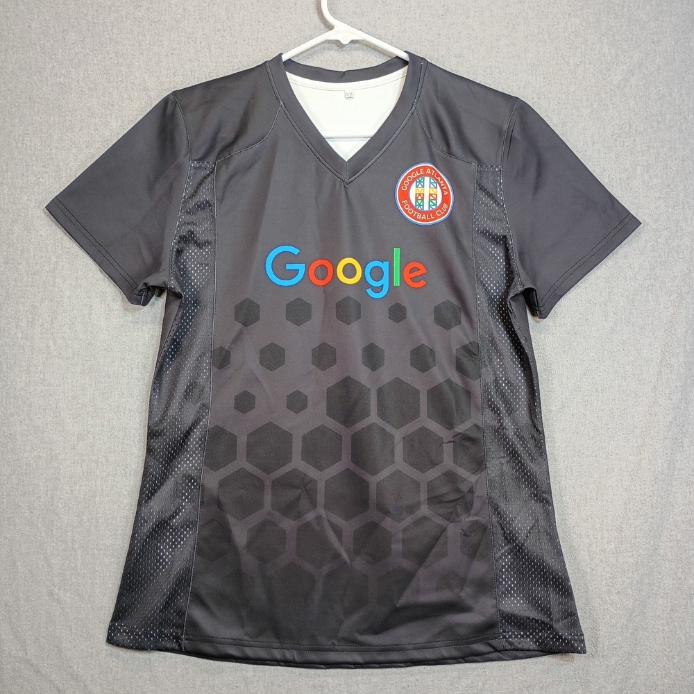Google Atlanta Football Club Womens Medium Soccer Jersey Gray Performance Shirt